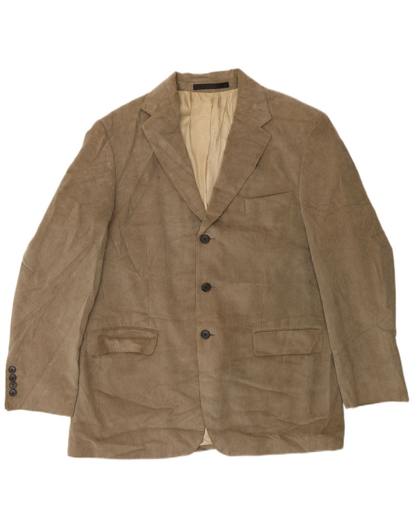 Marks & Spencer Veste blazer à 3 boutons pour femme UK 42 XL Beige Classique