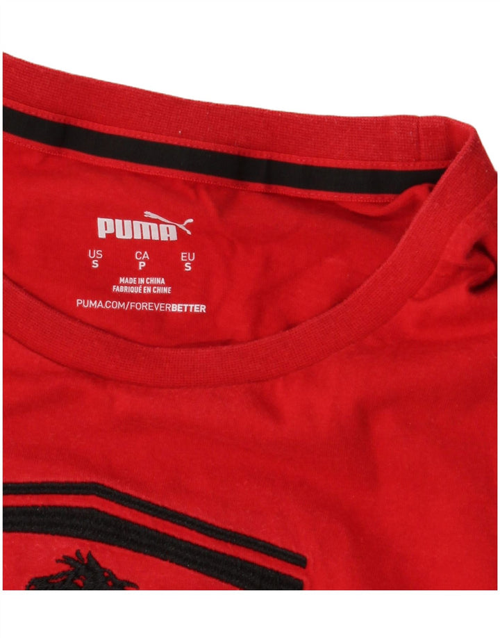 PUMA T-Shirt Ferrari Graphic Homme Rouge Petit