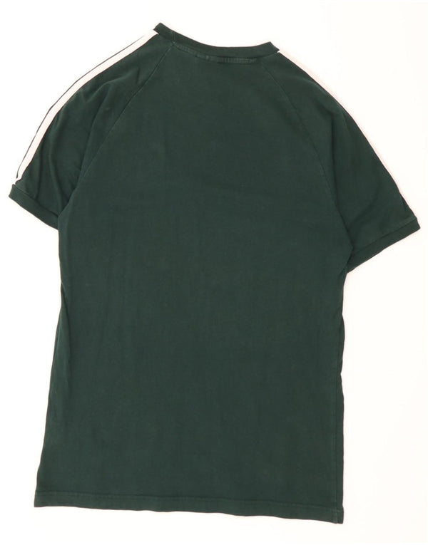 Adidas T-Shirt Homme Vert Moyen Coton