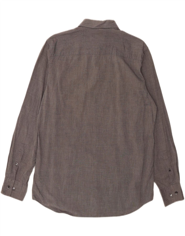 CALVIN KLEIN Chemise Modern Fit Homme Gris Moyen Coton