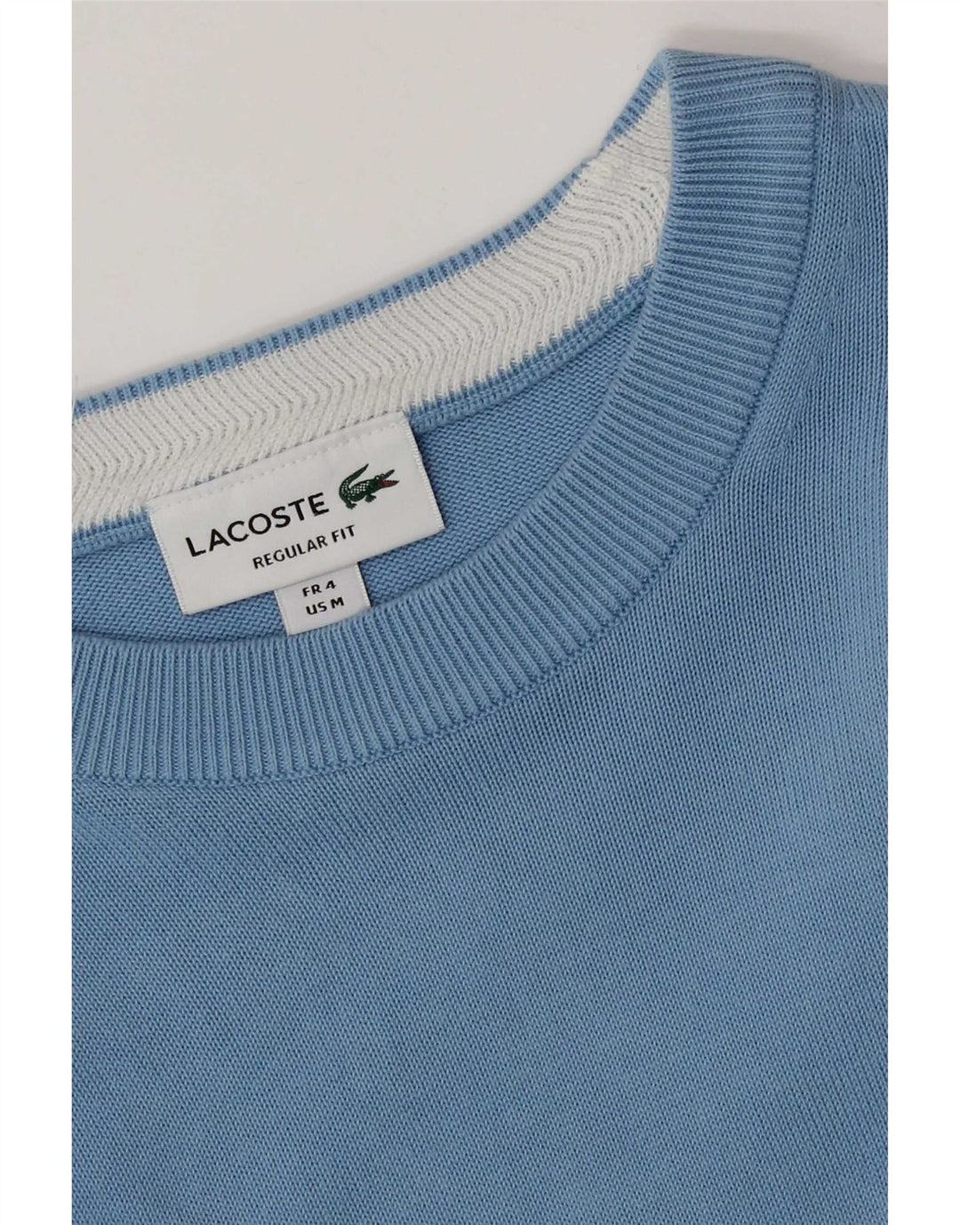 Lacoste Pull col bateau coupe classique pour homme Taille 4 Bleu moyen