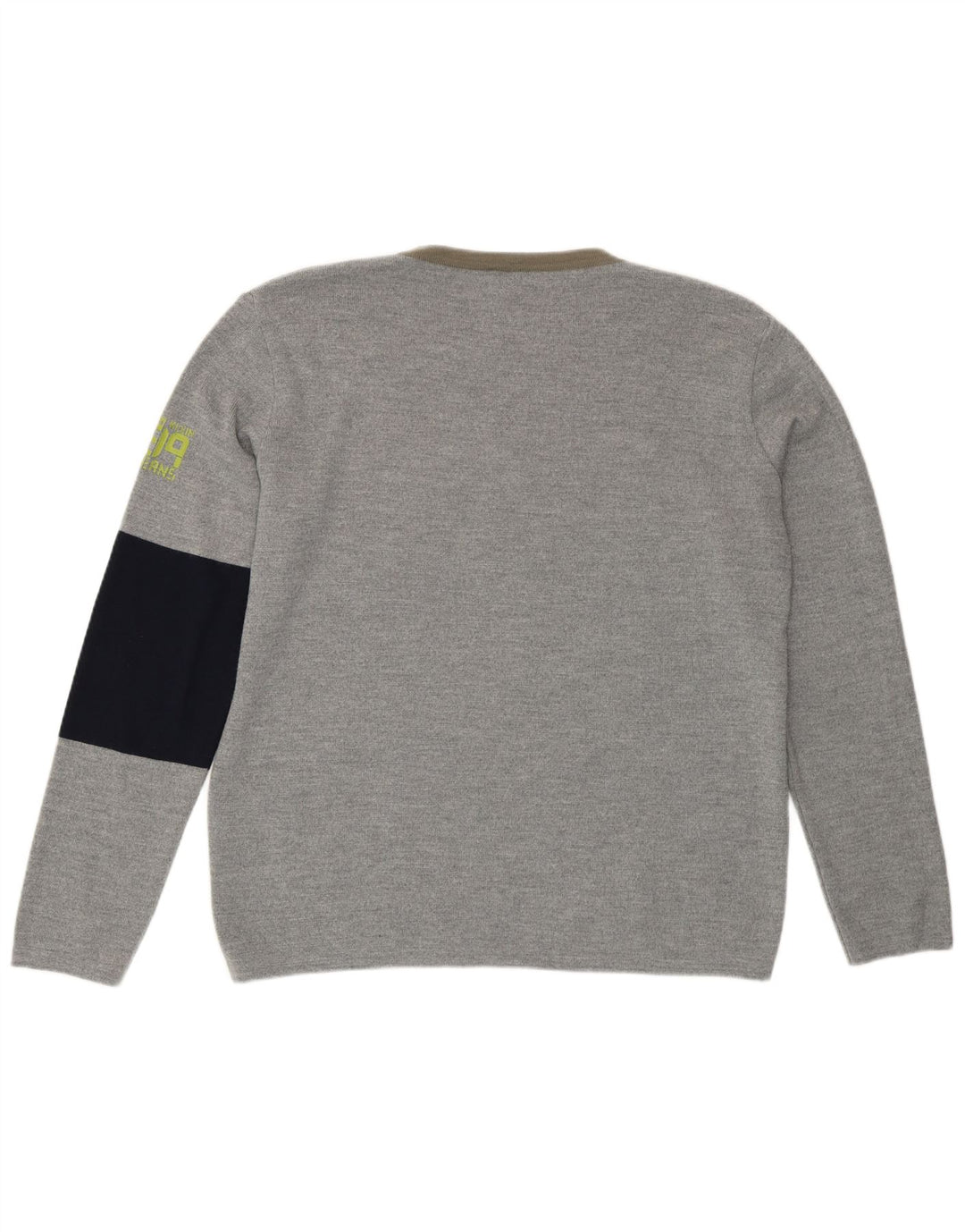 Calvin Klein Jeans Pull à col rond pour homme XL Gris Colorblock