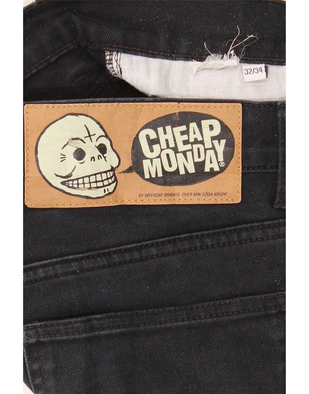 Cheap Monday Jean Slim Homme W32 L34 Noir