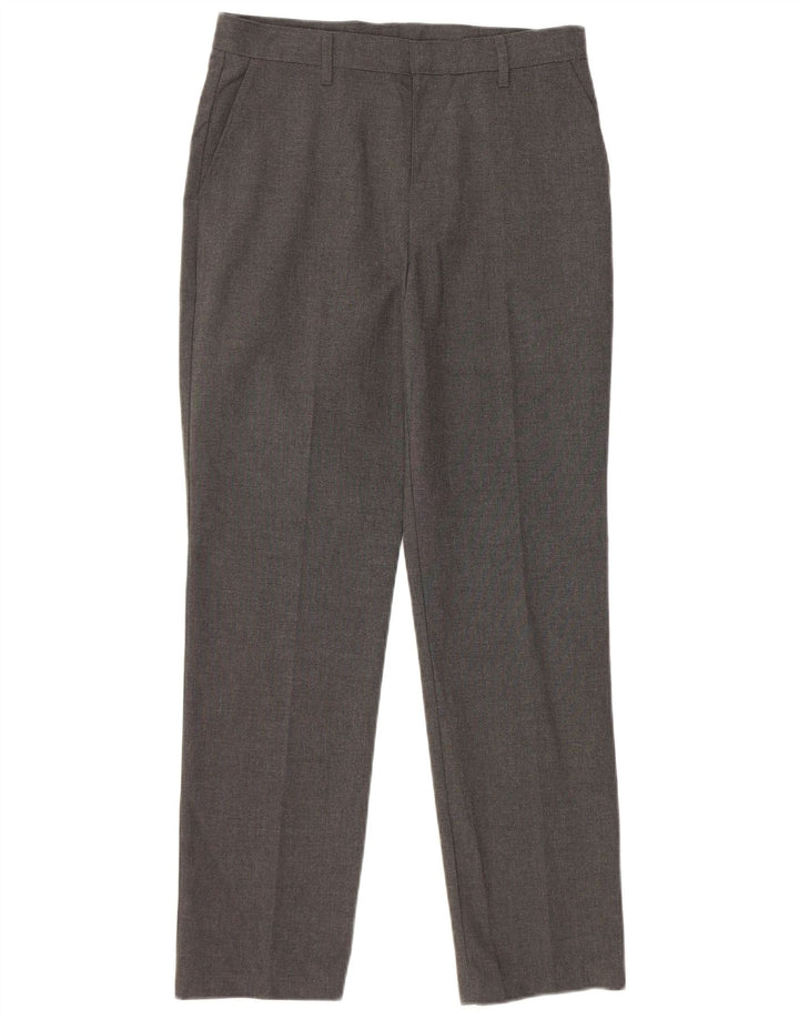 MARKS & SPENCER Pantalon de costume droit pour garçon 12-13 ans W28 L27 Gris