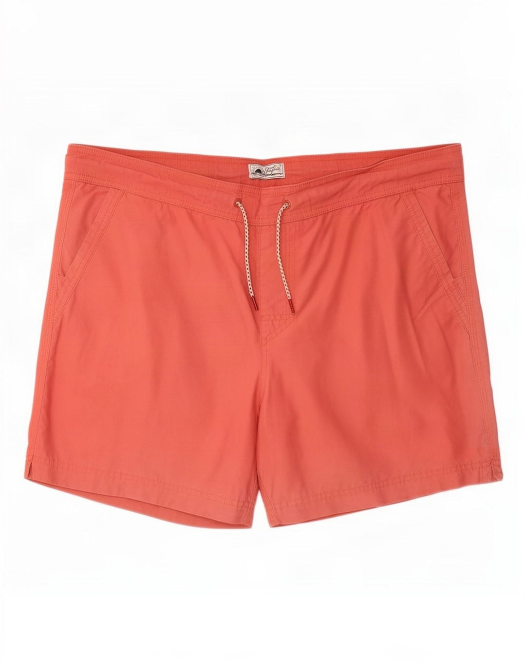 Fat Face Short de Bain Homme Grand Coton Rouge