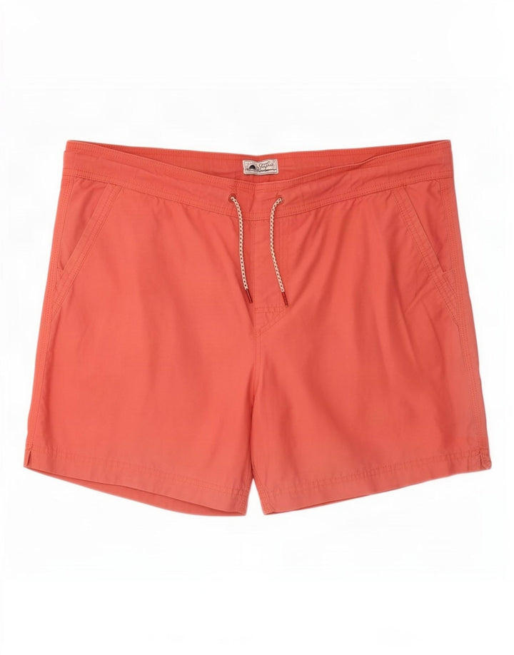 Fat Face Short de Bain Homme Grand Coton Rouge