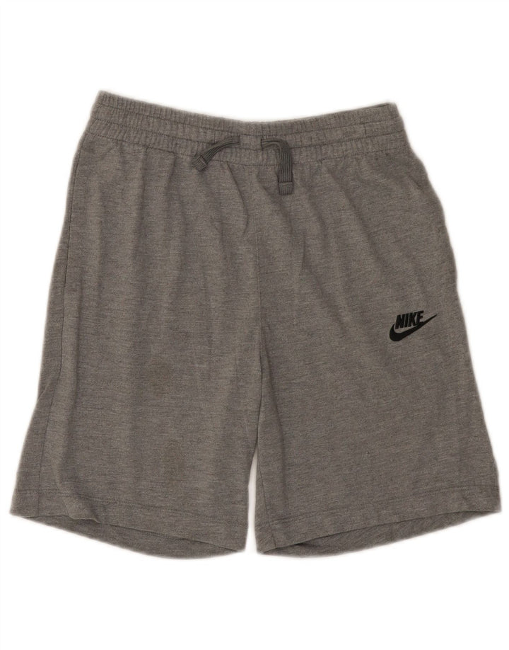 Short de sport Nike pour garçon, coupe standard, 12-13 ans, grand, gris, polyester