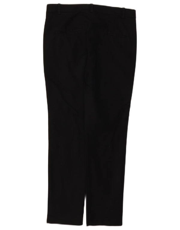 Zara Pantalon Chino Slim Femme EU 36 XS W26 L25 Coton Noir