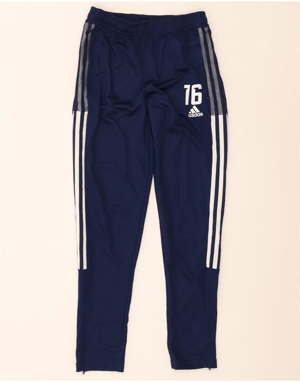 Pantalon de survêtement Adidas Garçon Aeroready 11-12 ans Bleu Marine Polyester