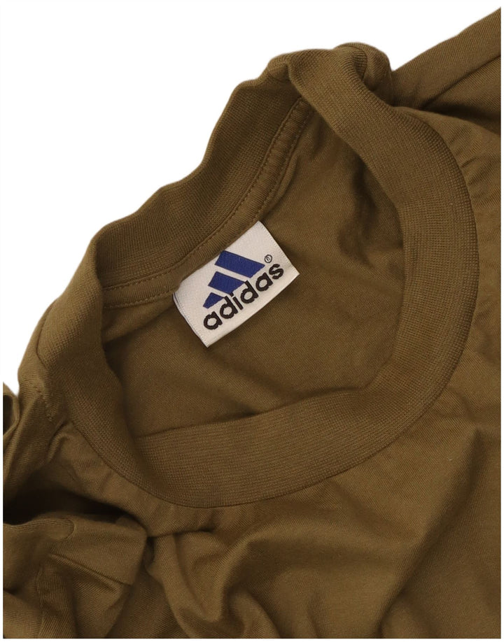 Adidas T-shirt graphique pour hommes, grand, kaki