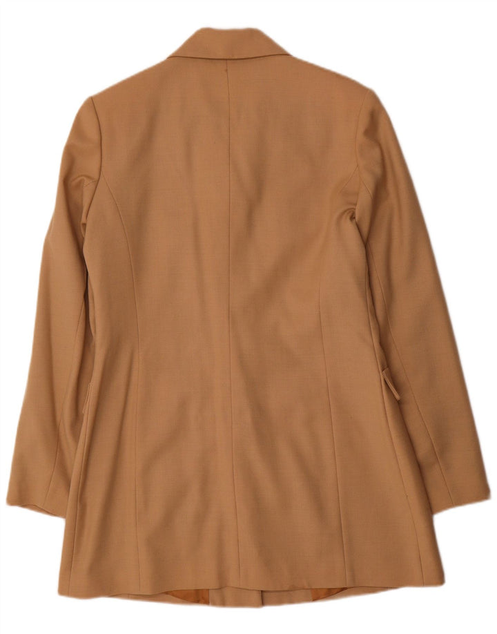 vintage Femme Longline 4 Bouton Blazer Veste IT 44 Beige Moyen