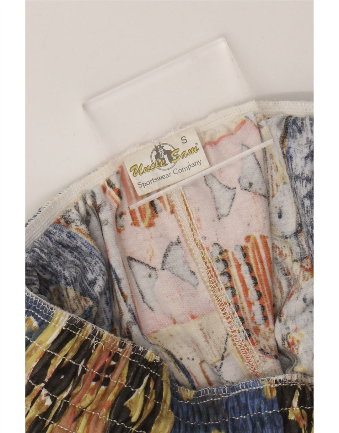 Pantalon Taille Haute Femme Oncle Sam Petit W27 L29 Coton Multicolore