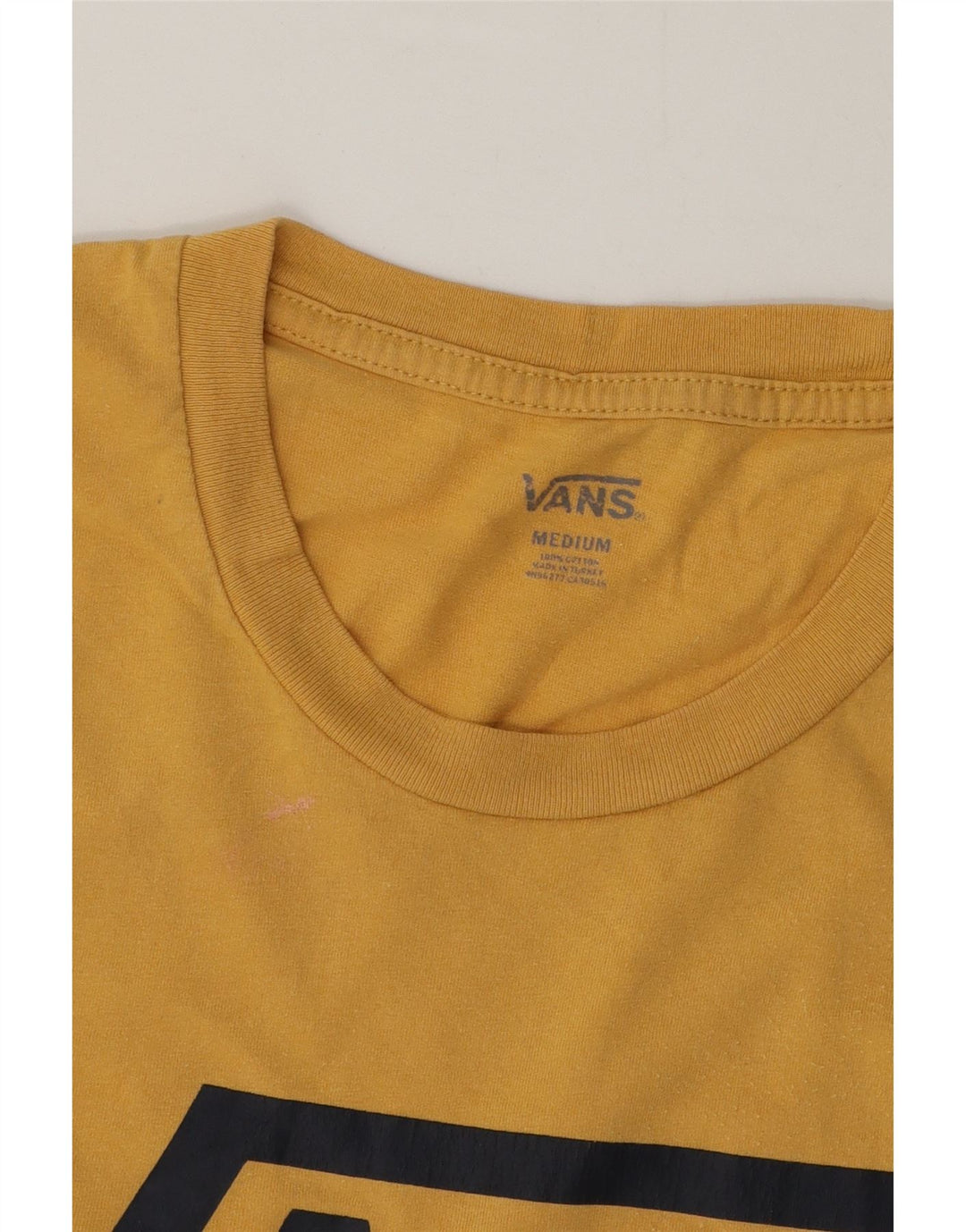 Vans T-Shirt Graphique Homme Jaune Moyen Coton