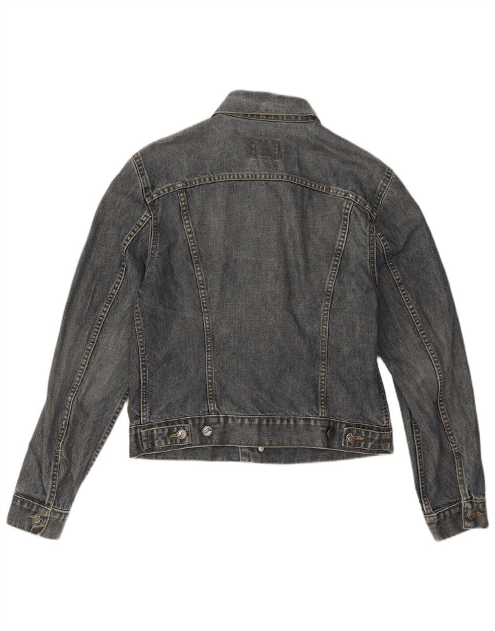 Gas Veste en jean courte pour femme UK 14 Bleu moyen Coton