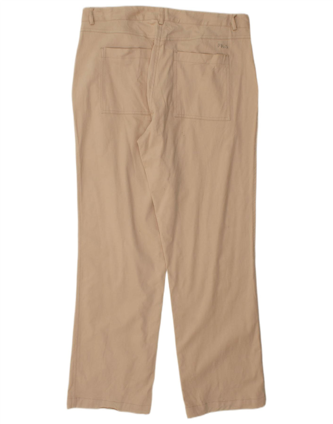 FILA Pantalon Chino Droit Homme W38 L32 Beige Coton