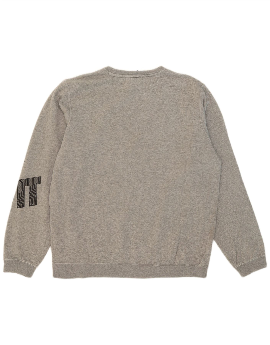 Nike Sweat-shirt graphique pour homme en coton moucheté Gris Taille L