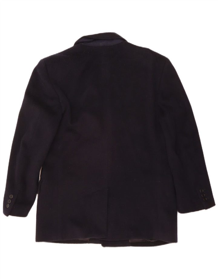 San Remo Veste Blazer Homme UK 36 Petite Laine Bleu Marine
