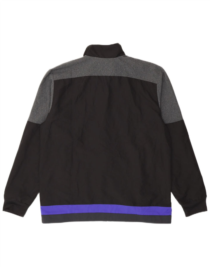 Adidas Hommes All Blacks Graphic Survêtement Top Veste Large Noir Colorblock