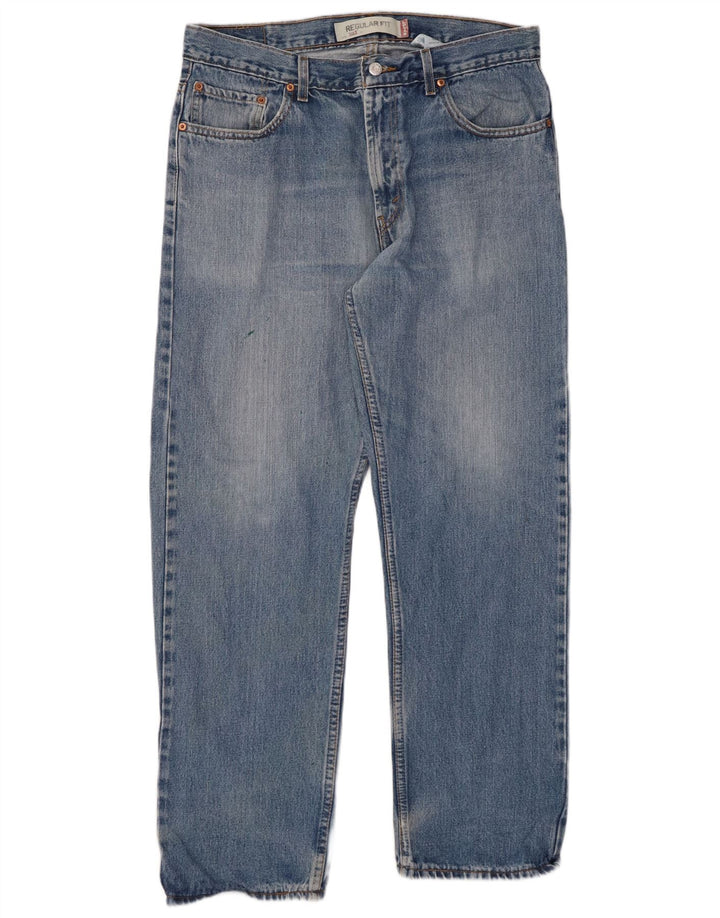 LEVI'S Jean Droit 505 Homme W36 L30 Bleu Coton