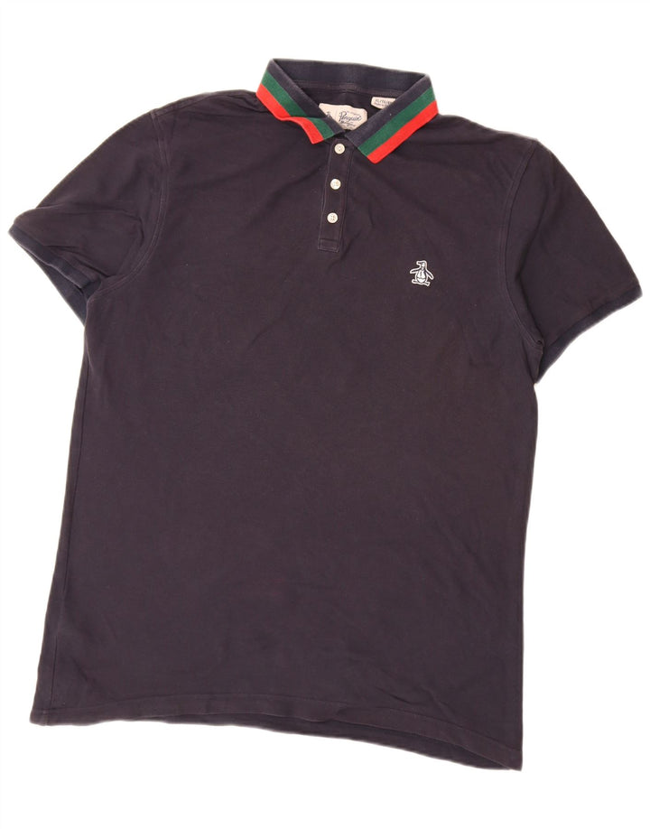 PENGUIN Polo Homme XL Bleu Marine Coton