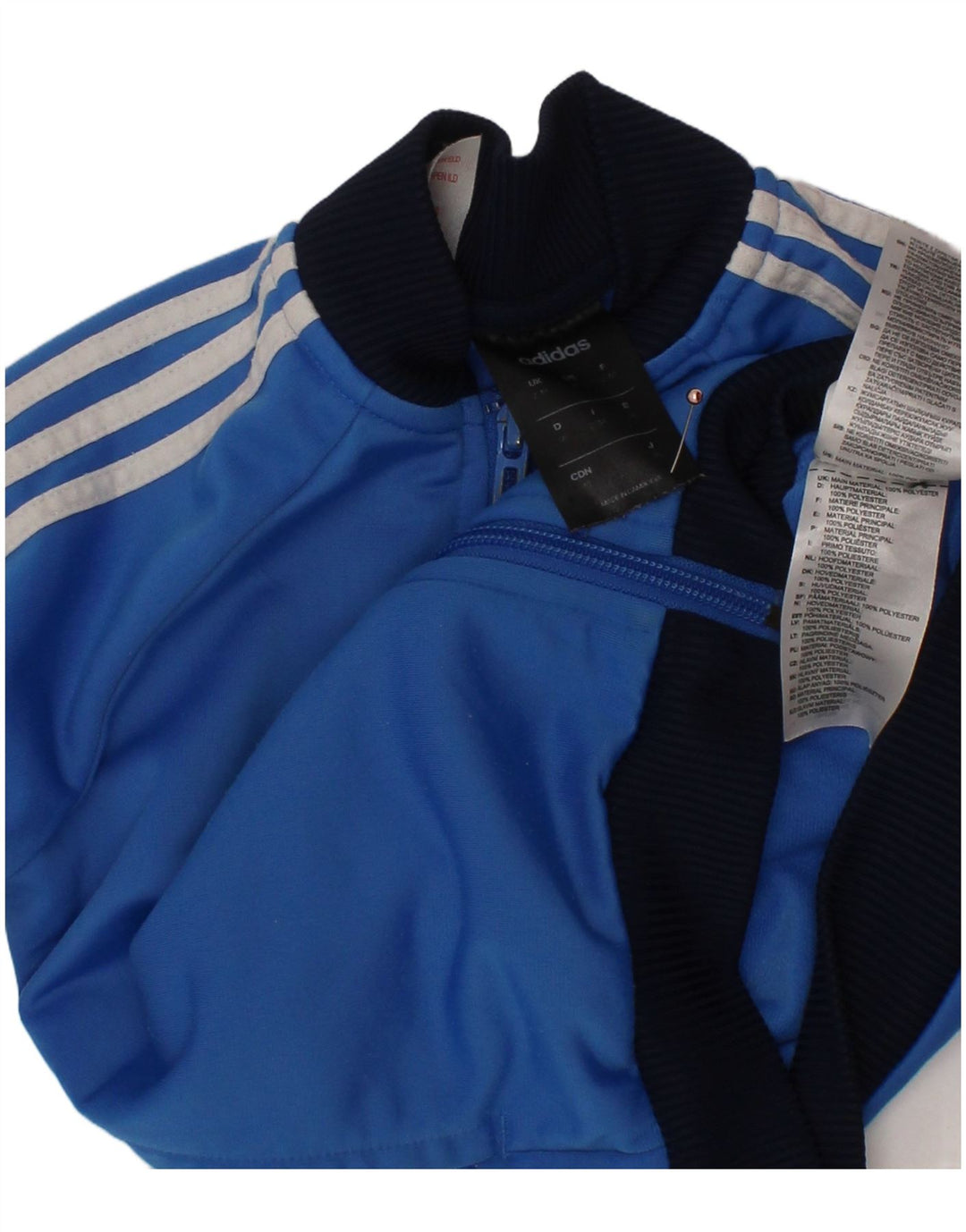 ADIDAS Veste de survêtement pour garçon 2-3 ans Bleu Polyester