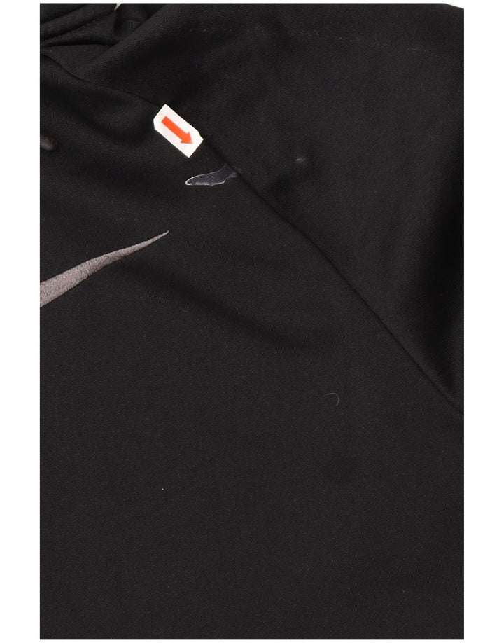 NIKE Pull à capuche zippé Dri Fit pour homme en polyester noir moyen