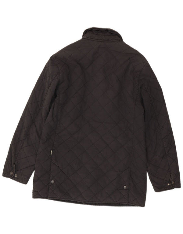 Barbour Veste matelassée pour homme UK 38 Medium Noir