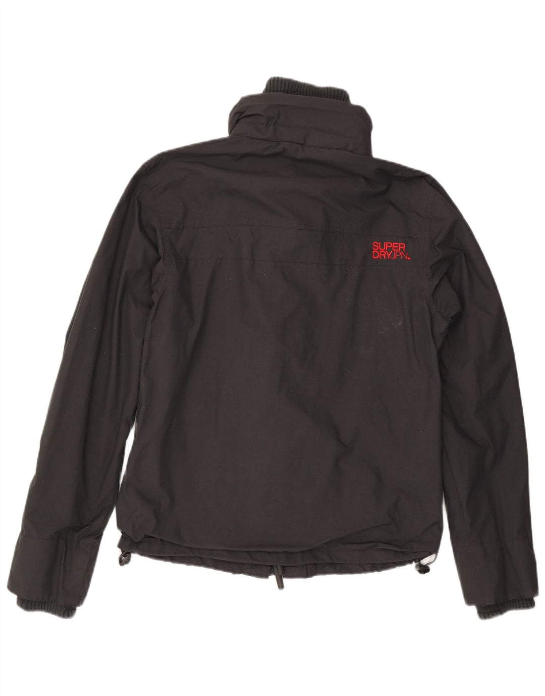 SUPERDRY Veste coupe-vent femme UK 18 XL Nylon noir