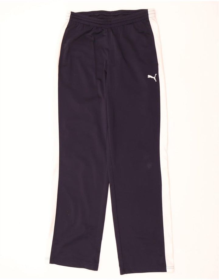 Puma Pantalon de Survêtement Homme Bleu Marine Moyen Polyester Colorblock