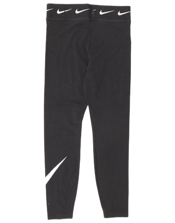 Nike Leggings graphiques pour femmes UK 12 coton noir moyen