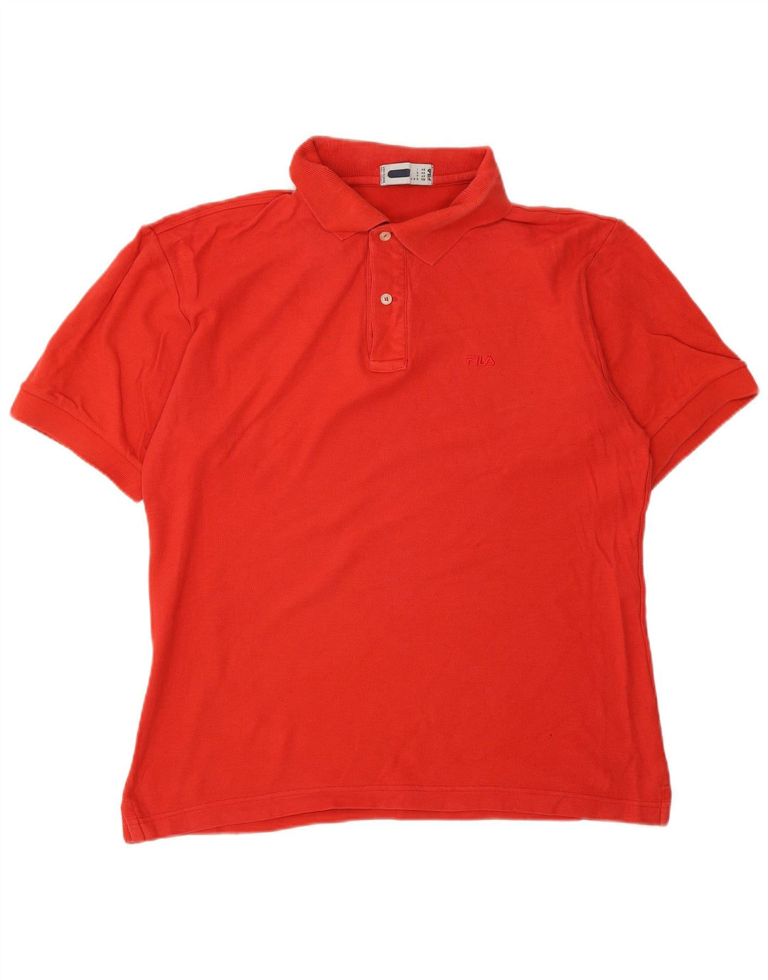 FILA Polo Homme IT 48 Rouge Moyen