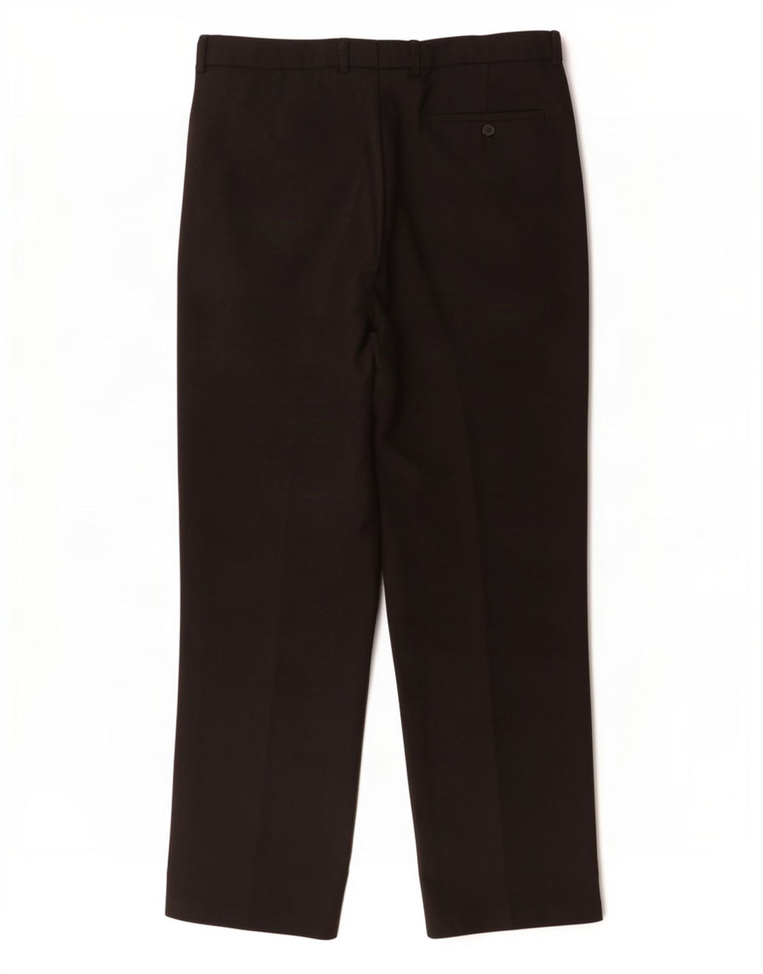 Marks & Spencer Pantalon de costume droit pour homme W34 L31 Noir Polyester