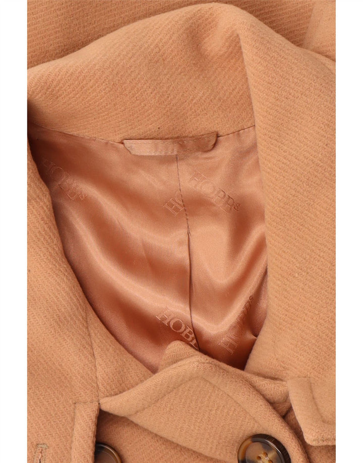 HOBBS Caban Femme UK 8 Petite Laine Beige