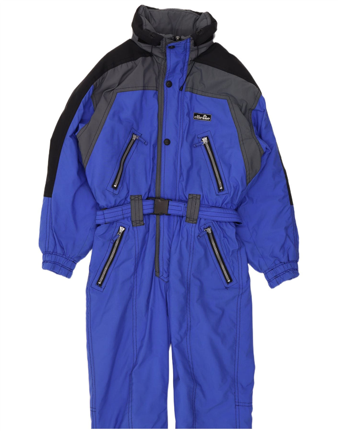 Ellesse Combinaison de Ski Homme IT 54 XL Bleu Colorblock Polyamide