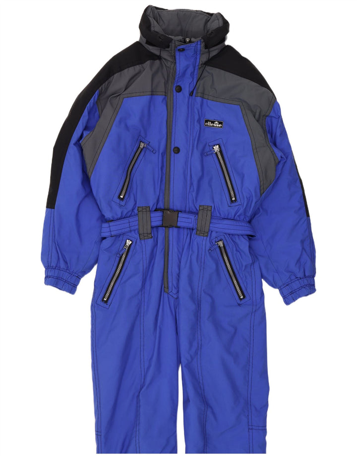 Ellesse Combinaison de Ski Homme IT 54 XL Bleu Colorblock Polyamide