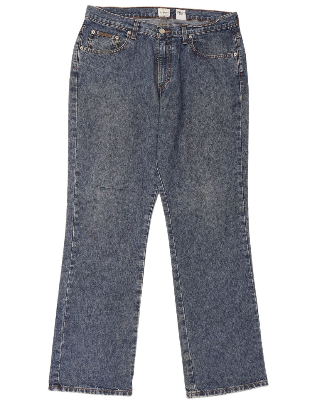 Calvin Klein Jean droit homme W34 L31 bleu coton