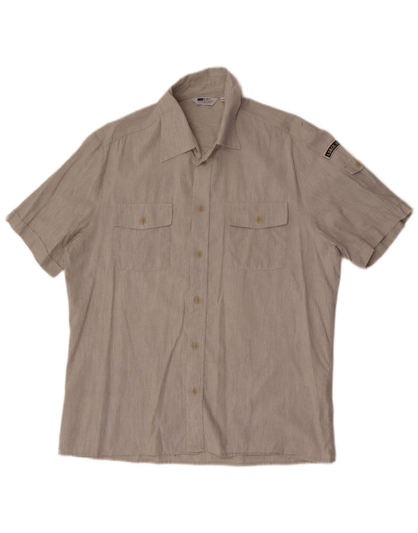 Levi's Chemise à Manches Courtes Homme XL Gris Coton