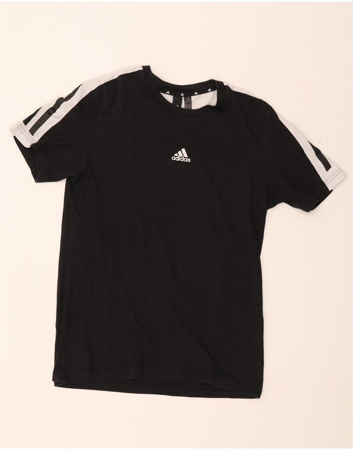 Adidas T-Shirt Homme Haut Petit Coton Colorblock Noir