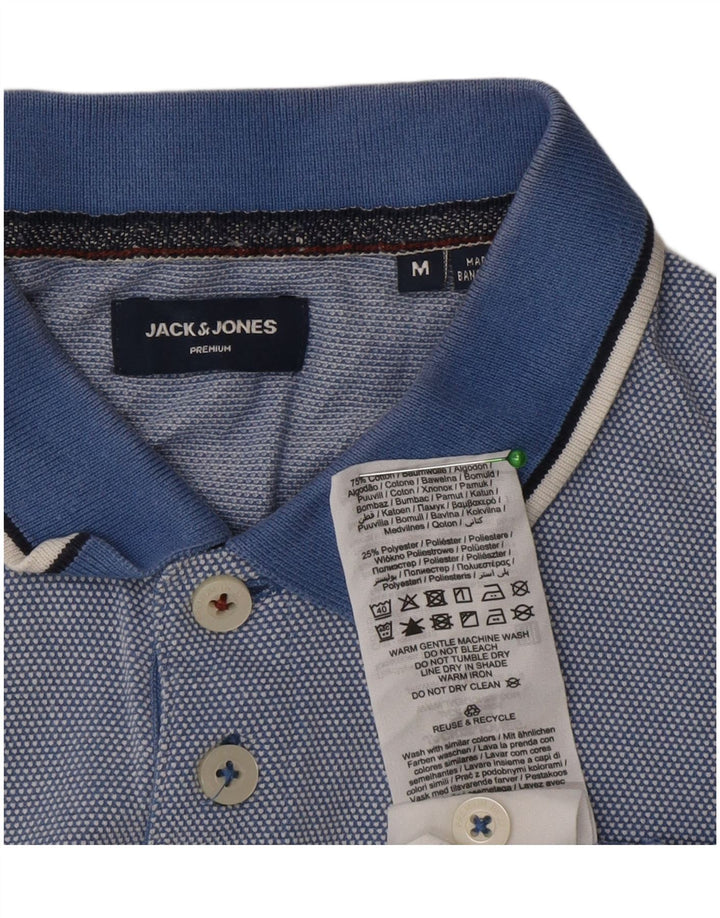 Jack & Jones Polo Homme Bleu Moyen Coton
