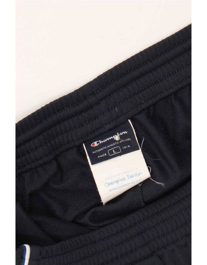 Champion Pantalon De Survêtement Homme Large Bleu Marine Polyester