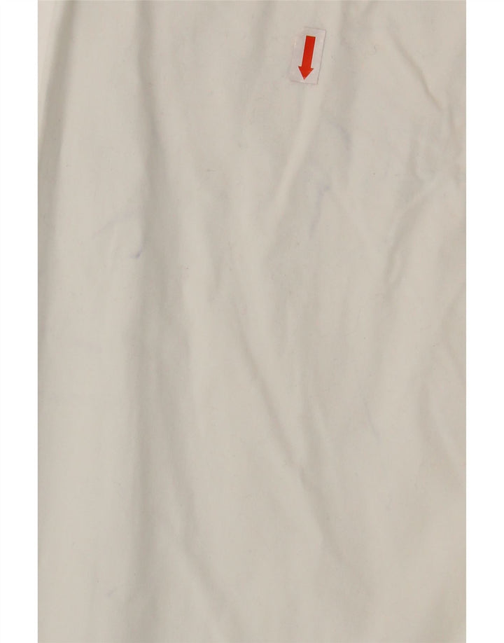 VINTAGE Chemise Homme Coton Blanc Moyen