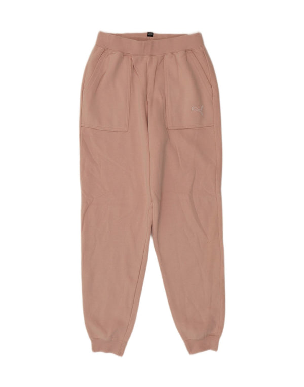 Puma Pantalon de Survêtement Fille 13-14 ans Rose Coton