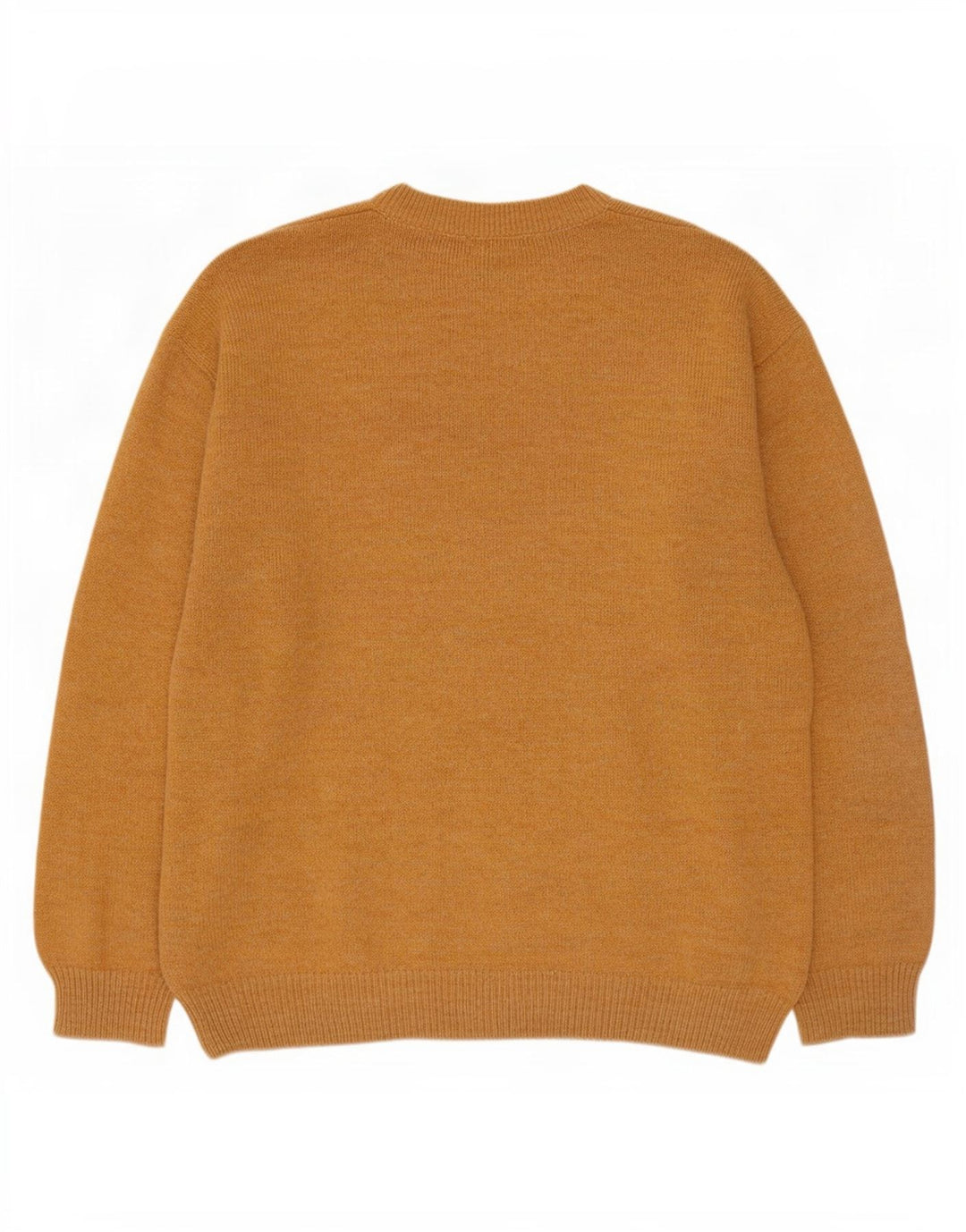 vintage Mens Crew Neck Jumper Pull XL Beige