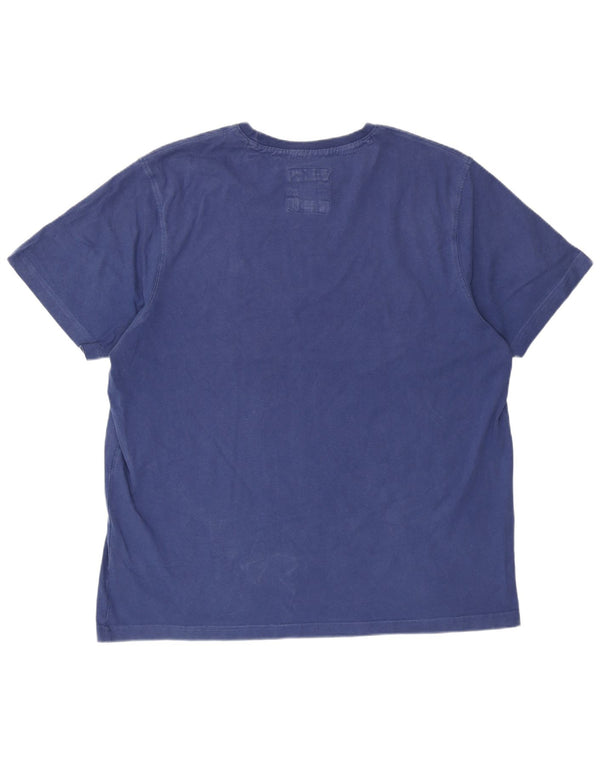 Crew Clothing T-Shirt Homme Top 2XL Bleu Coton