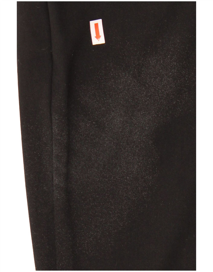 Trussardi Pantalon décontracté droit IT 50 Large W32 L34 Noir Polyester