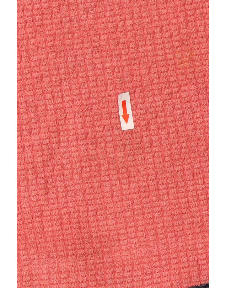 Weird Fish Pull polaire à col zippé pour femme UK 16 Large Rose Polyester