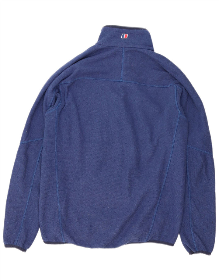 Berghaus Sweat-shirt à col zippé pour homme Petit bleu marine Polyester