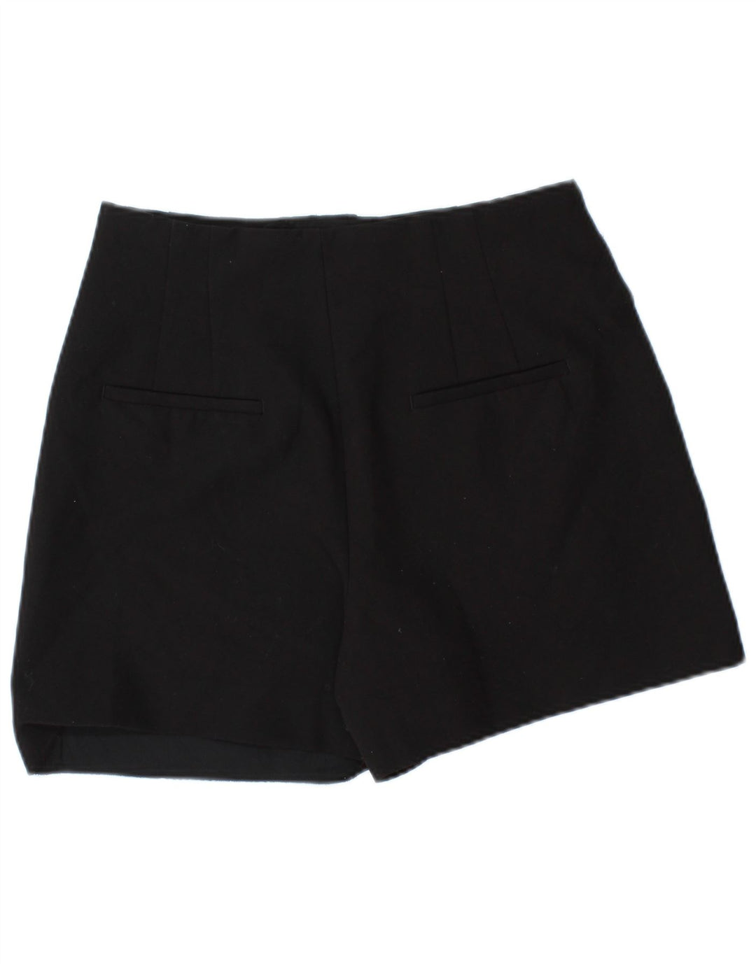 Zara Short Chino Femme Moyen W28 Noir Polyester