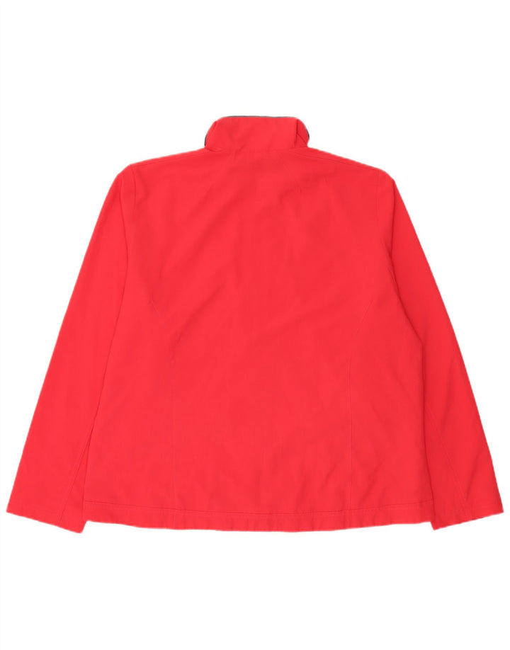 Adidas Veste de survêtement pour femme UK 22 XL Rouge Polyester