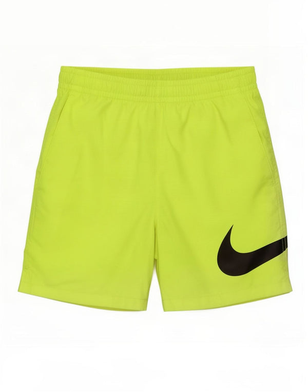 Nike Short de sport graphique pour homme XS Jaune Polyester